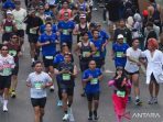 Pramono Anung saat mengikuti ajang Jakarta Running Festival