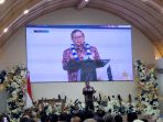Gubernur DKI Pramono Anung saat peresmian GMHAK Taman Harapan
