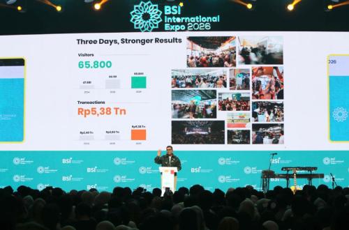 Suasana ramai di BSI International Expo 2026