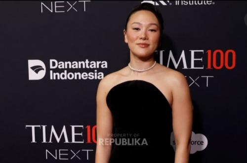 Logo Danantara di ajang TIME100 Next Gala 2026