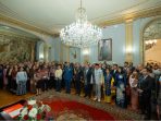 Suasana perayaan resepsi diplomatik KBRI Roma di Wisma Duta