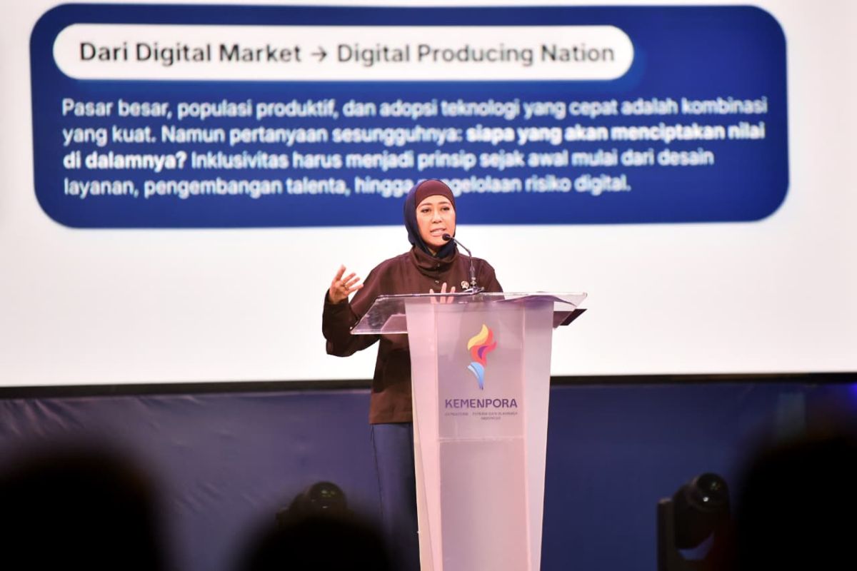 Menkomdigi Meutya Hafid bicara pemanfaatan kecerdasan artifisial