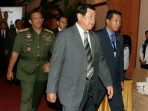 Suasana prosesi pemakaman Widodo AS di TMP Kalibata.