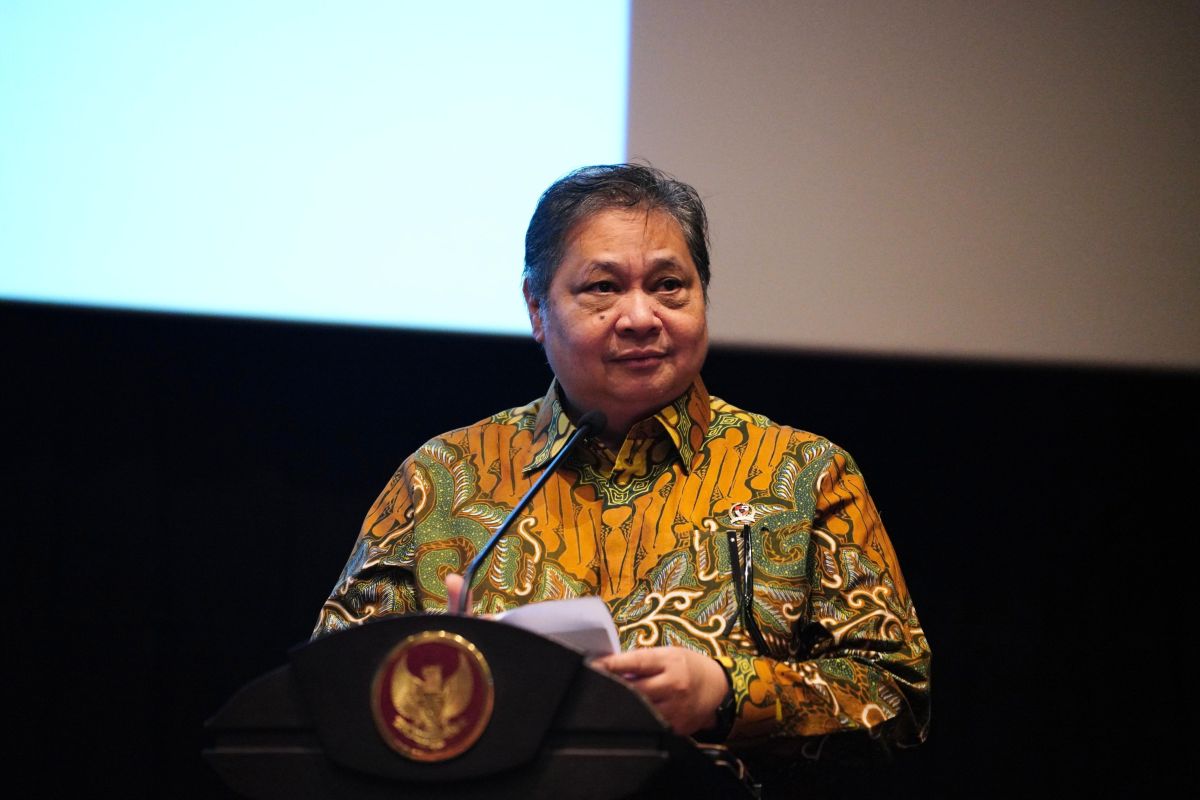 Menteri Koordinator Bidang Perekonomian Airlangga Hartarto membahas penguatan ekosistem digital.