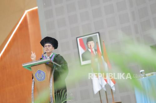 Suasana peringatan Hari Jadi UMS ke-68 di Edutorium.