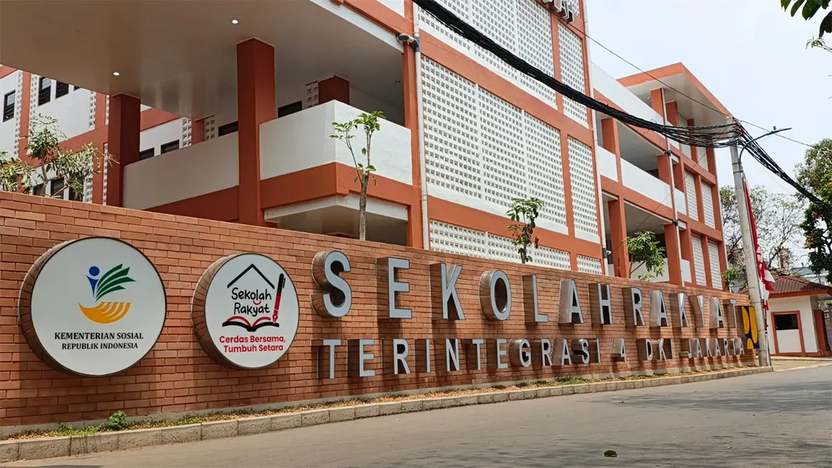 Gedung SRMA 10 Margaguna tempat pelaksanaan program Sekolah Rakyat